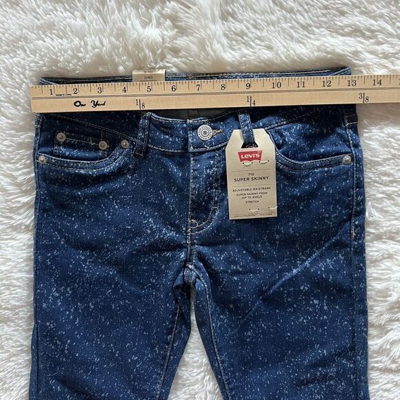 LEVI'S‎ 710 Girl Jeans Super Skinny  Size 12 REG Stretch Adjustable Waistband - Picture 8 of 16